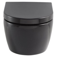 Комплект подвесной унитаз SSWW CT2037black + система инсталляции Tece 9400413