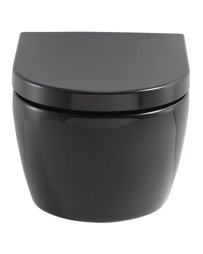 Комплект подвесной унитаз SSWW CT2037black + система инсталляции Tece 9400413