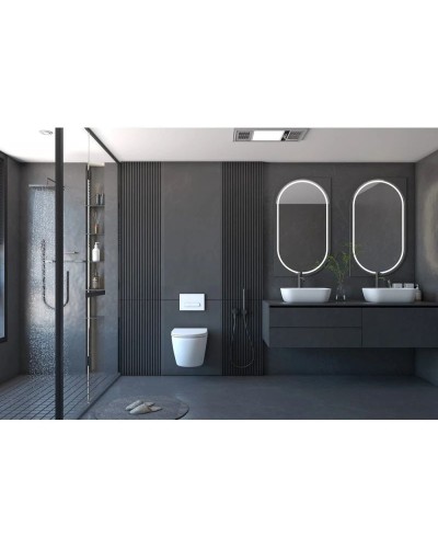 Комплект подвесной унитаз Abber Bequem AC1100 + система инсталляции Abber AC0105 + AC0120