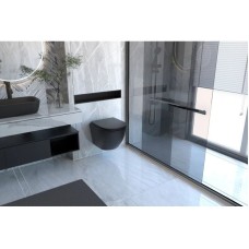 Комплект подвесной унитаз Abber Bequem AC1100MB + система инсталляции Abber AC0105 + AC0121MB