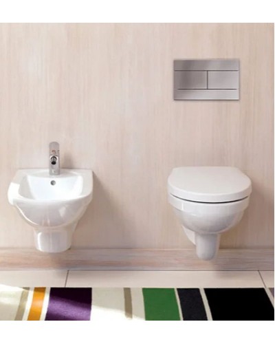 Комплект унитаза Jacob Delafon Patio EDV102-00+E70021-00 с инсталляцией Grohe Rapid SL 38721001 с сиденьем Микролифт и клавишей смыва Хром