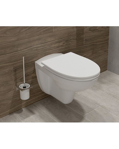 Комплект унитаза с инсталляцией Vitra Normus 9773B003-7203 с сиденьем и клавишей смыва Хром матовый