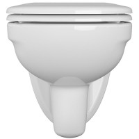 Комплект унитаза с инсталляцией Vitra Normus 9773B003-7203 с сиденьем и клавишей смыва Хром матовый