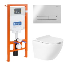 Комплект 4 в 1 BelBagno BB046CHR/BB2111SC/BB002-80/BB005-PR-CHROME