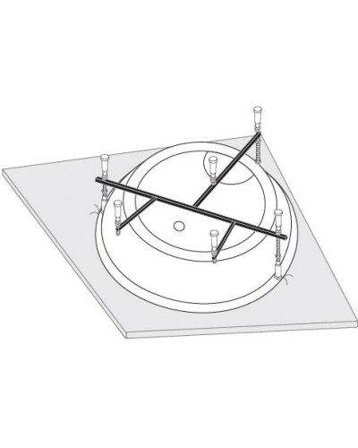 Каркас для ванны 180х180 Vagnerplast Rondo VPK180D