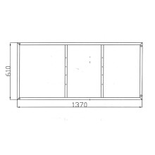 Каркас для ванны Cersanit Lorena RW-LORENAx150
