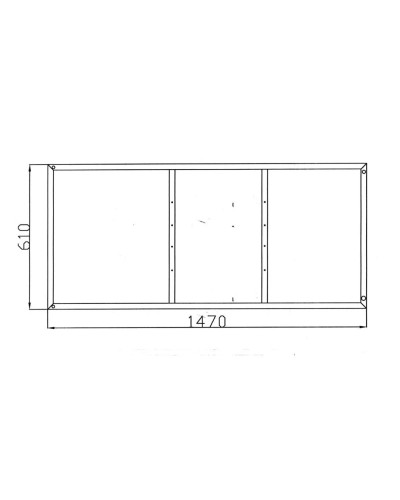 Каркас для ванны Cersanit Lorena RW-LORENAx160