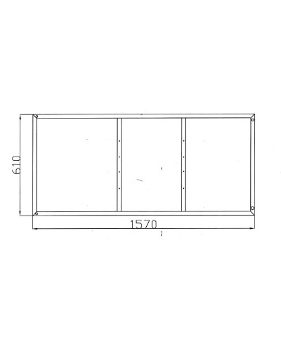 Каркас для ванны Cersanit Lorena RW-LORENAx170