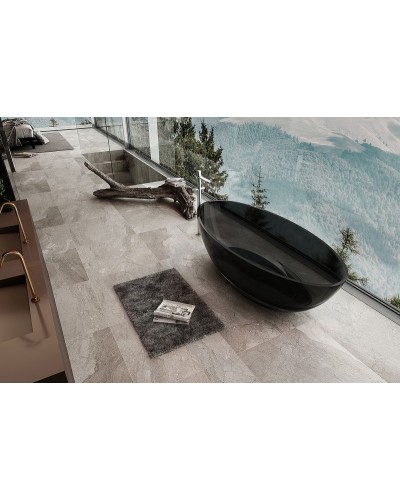 Ванна из полиэфирной смолы Abber Kristall 180х85 AT9702Onyx Черная без гидромассажа