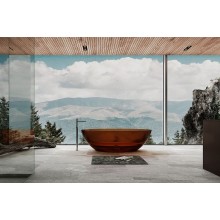 Ванна из полиэфирной смолы Abber Kristall 180х85 AT9702Opal Коричневая без гидромассажа