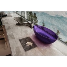 Ванна из полиэфирной смолы Abber Kristall 180х85 AT9702Amethyst Фиолетовая без гидромассажа