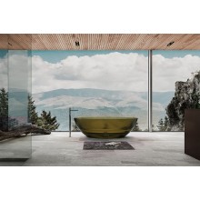 Ванна из полиэфирной смолы Abber Kristall 180х85 AT9702Vesuvian Оливковая без гидромассажа