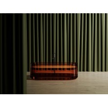 Ванна из полиэфирной смолы Abber Kristall 170х75 AT9708Opal Коричневая без гидромассажа