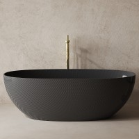 Карбоновая ванна Abber Karbon 170x75 AK9001-1.7 Черная без гидромассажа