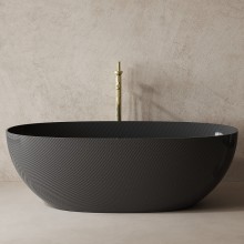 Карбоновая ванна Abber Karbon 170x75 AK9001-1.7 Черная без гидромассажа