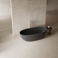 Карбоновая ванна Abber Karbon 170x75 AK9001-1.7 Черная без гидромассажа