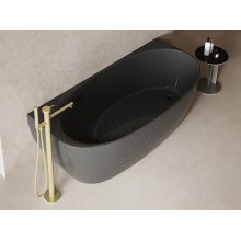 Карбоновая ванна Abber Karbon 170x80 AK9004 Черная без гидромассажа