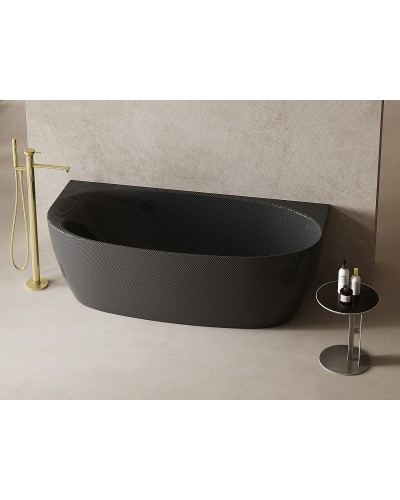 Карбоновая ванна Abber Karbon 170x80 AK9004 Черная без гидромассажа