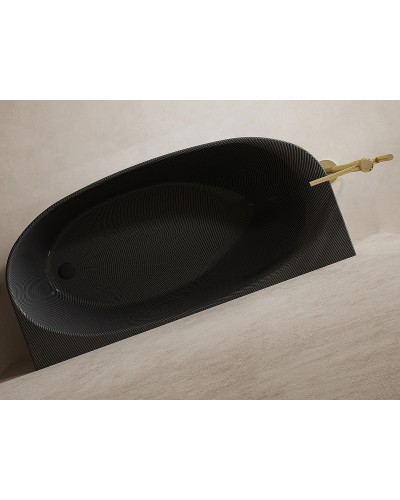 Карбоновая ванна Abber Karbon 170x80 AK9004 Черная без гидромассажа