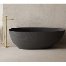 Карбоновая ванна Abber Karbon 170x80 AK9011-1.7 Черная без гидромассажа