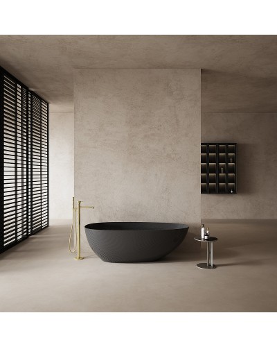 Карбоновая ванна Abber Karbon 170x80 AK9011-1.7 Черная без гидромассажа