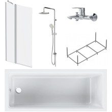 Акриловая ванна 170х70 см Am.Pm Gem W90ASET-170D3W5