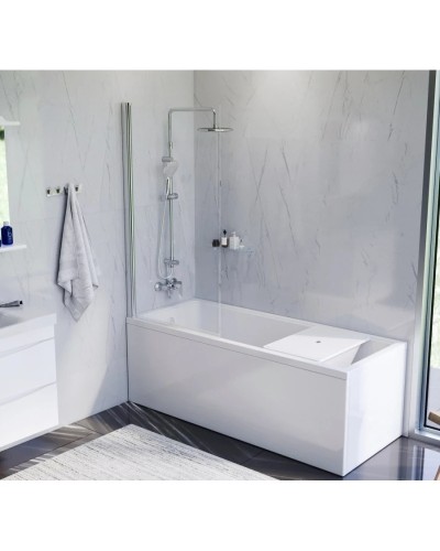 Акриловая ванна 170х70 см Am.Pm Gem W90ASET-170D8