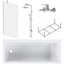 Акриловая ванна 170х70 см Am.Pm Gem W90ASET-170D8