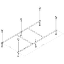 Каркас для ванны 150х70 Am.Pm Func W84A-150-070W-R