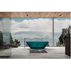 Ванна из полиэфирной смолы 180х85 см Abber Kristall AT9702Aquamarin