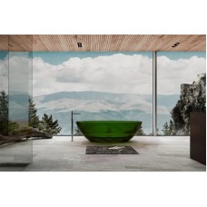 Ванна из полиэфирной смолы 180х85 см Abber Kristall AT9702Emerald