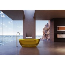 Ванна из полиэфирной смолы 170х75 см Abber Kristall AT9703Amber