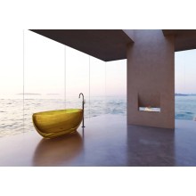 Ванна из полиэфирной смолы 170х75 см Abber Kristall AT9703Amber