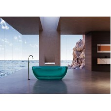 Ванна из полиэфирной смолы 170х75 см Abber Kristall AT9703Aquamarin