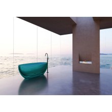 Ванна из полиэфирной смолы 170х75 см Abber Kristall AT9703Aquamarin