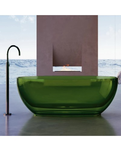 Ванна из полиэфирной смолы 170х75 см Abber Kristall AT9703Emerald