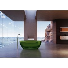 Ванна из полиэфирной смолы 170х75 см Abber Kristall AT9703Emerald