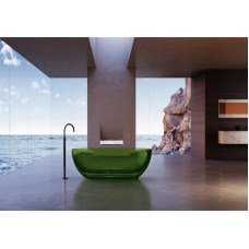 Ванна из полиэфирной смолы 170х75 см Abber Kristall AT9703Emerald