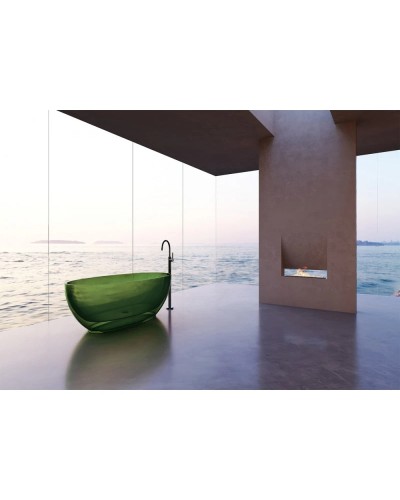 Ванна из полиэфирной смолы 170х75 см Abber Kristall AT9703Emerald