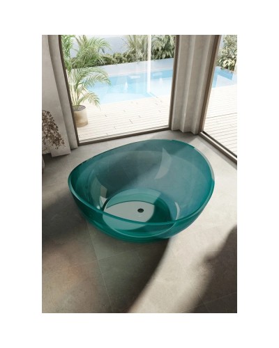 Ванна из полиэфирной смолы 150х150 см Abber Kristall AT9705Aquamarin