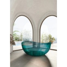 Ванна из полиэфирной смолы 150х150 см Abber Kristall AT9705Aquamarin