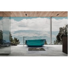 Ванна из полиэфирной смолы 170х80 см Abber Kristall AT9706Aquamarin