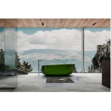 Ванна из полиэфирной смолы 170х80 см Abber Kristall AT9706Emerald