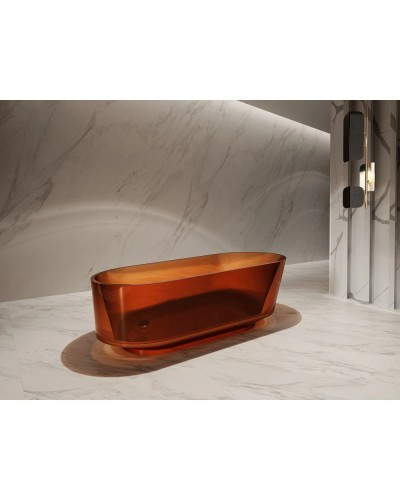 Ванна из полиэфирной смолы 170х80 см Abber Kristall AT9706Opal