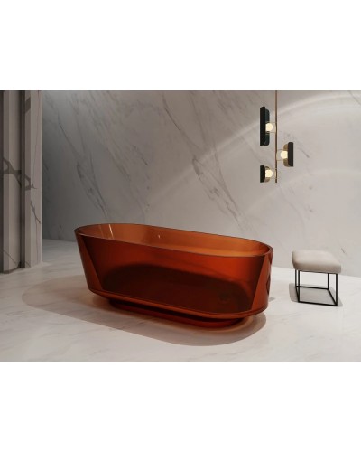 Ванна из полиэфирной смолы 170х80 см Abber Kristall AT9706Opal