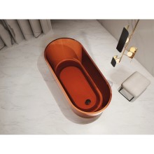 Ванна из полиэфирной смолы 170х80 см Abber Kristall AT9706Opal