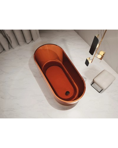 Ванна из полиэфирной смолы 170х80 см Abber Kristall AT9706Opal