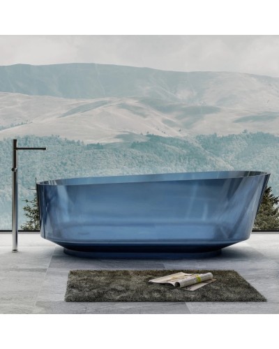 Ванна из полиэфирной смолы 170х80 см Abber Kristall AT9706Saphir