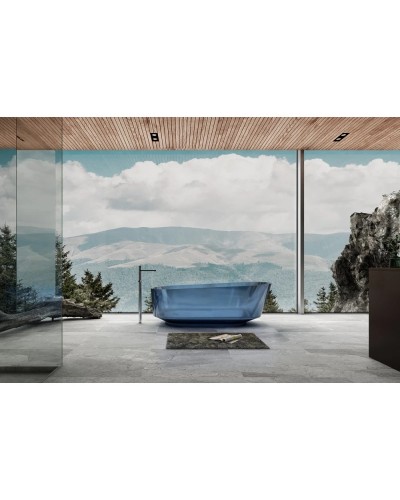 Ванна из полиэфирной смолы 170х80 см Abber Kristall AT9706Saphir