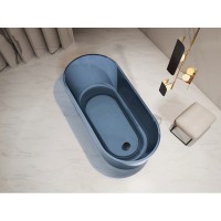 Ванна из полиэфирной смолы 170х80 см Abber Kristall AT9706Saphir